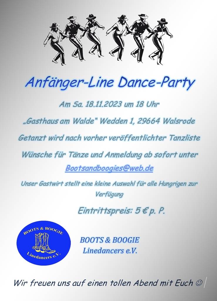 You are currently viewing Anfänger-Line Dance-Party