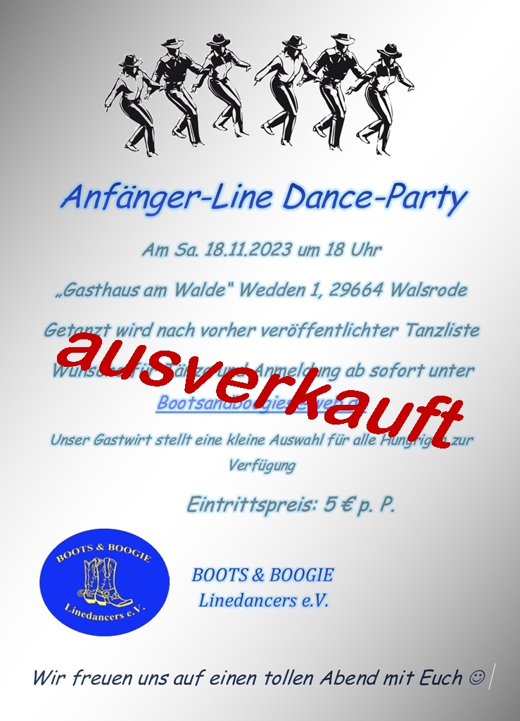 You are currently viewing Unsere Anfänger-Party