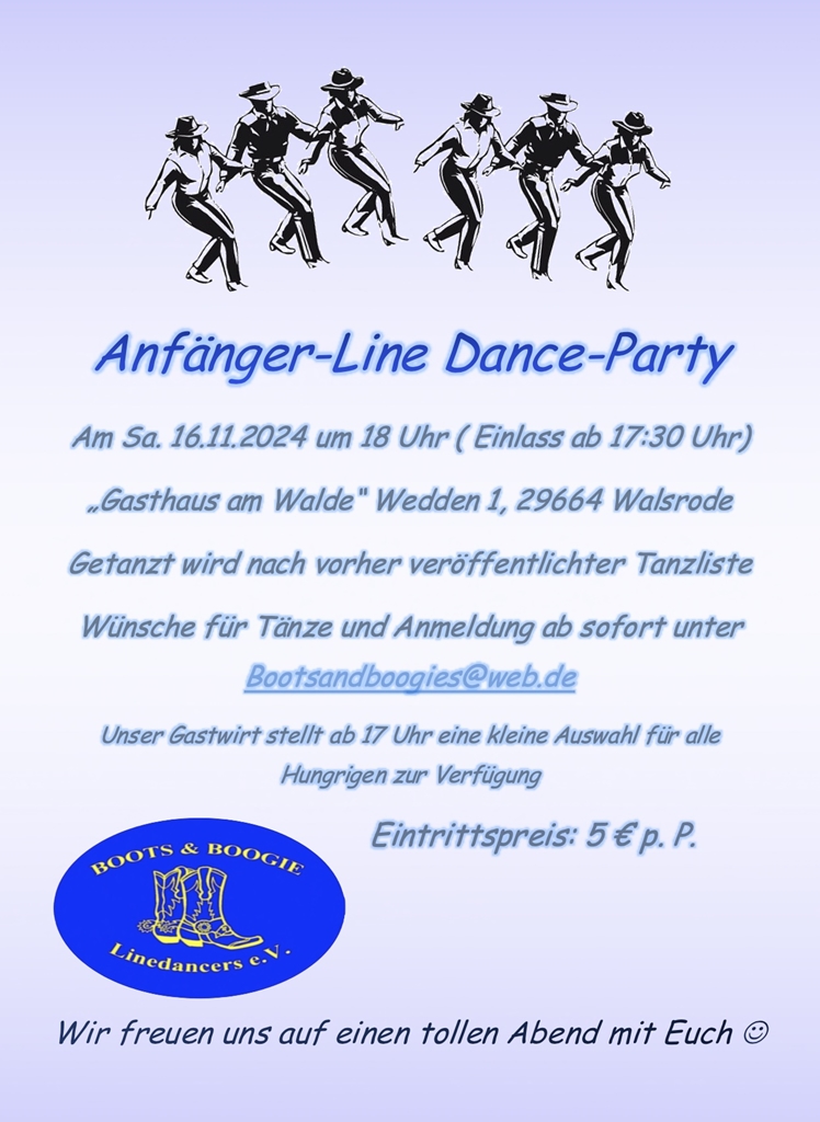 Read more about the article Unsere Anfänger-Party
